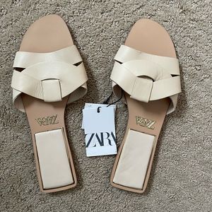 Zara flat sandals